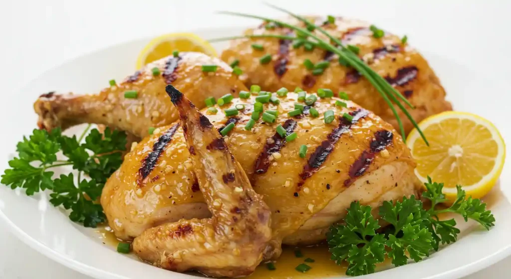 Juicy Longhorn Lemon Garlic Chicken grilled to perfection with zesty lemon, garlic butter, and special herbs.