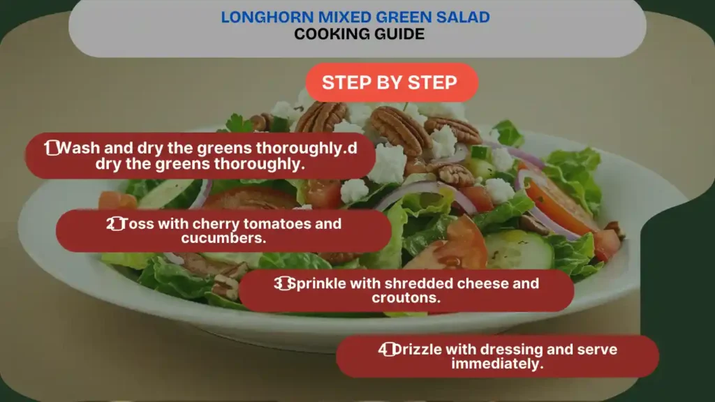 step by step guide to cook Longhorn Mixed Green Salad