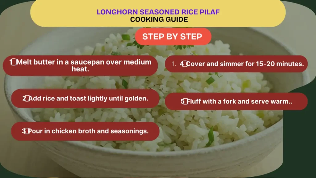 cook at home the Longhorn Seasoned Rice Pilaf
